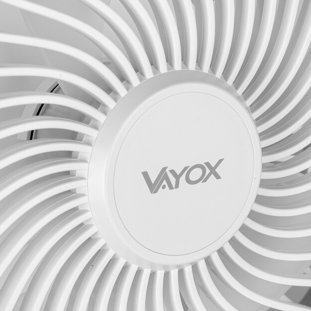 Vayox uzlādējamais ventilators ar apgaismojumu VA0338W Balts