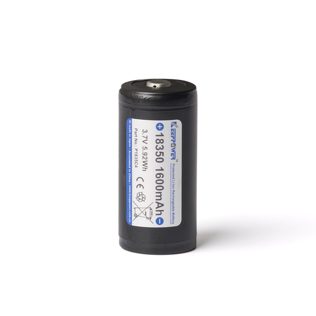 Keeppower baterija ICR18350-160PCM 1600mAh Li-ION P1835C4
