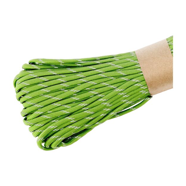 Paracord EDCX reflective 30 m rope Green
