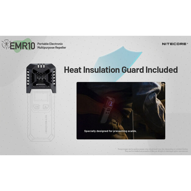 Nitecore EMR10 Lite- Mosquito repellent, incl. batteries, powerbank function