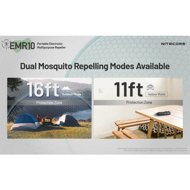 Nitecore EMR10 Lite- Mosquito repellent, incl. batteries, powerbank function