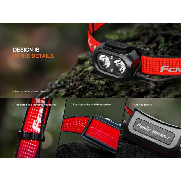 Fenix HP12R-T LED flashlight Red
