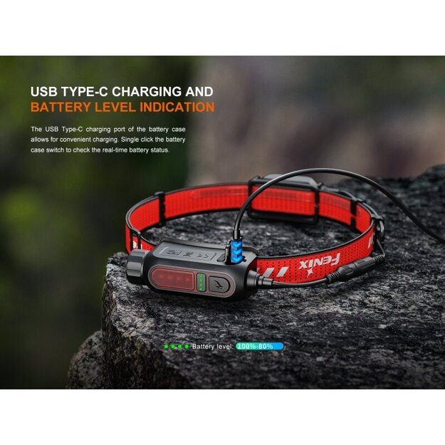 Fenix HP12R-T LED flashlight Red