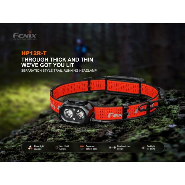 Fenix HP12R-T LED flashlight Red