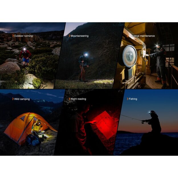 Fenix HP12R-T LED flashlight Red