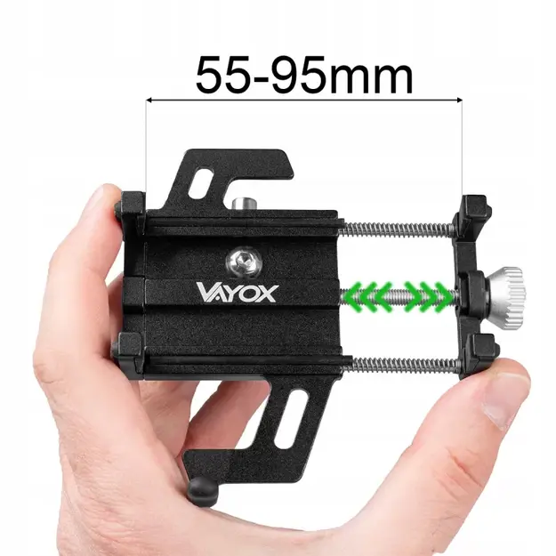 Vayox VA0345 Melns Velosipēda Tālruņa Turētājs