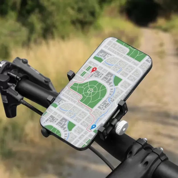 Vayox VA0345 Melns Velosipēda Tālruņa Turētājs