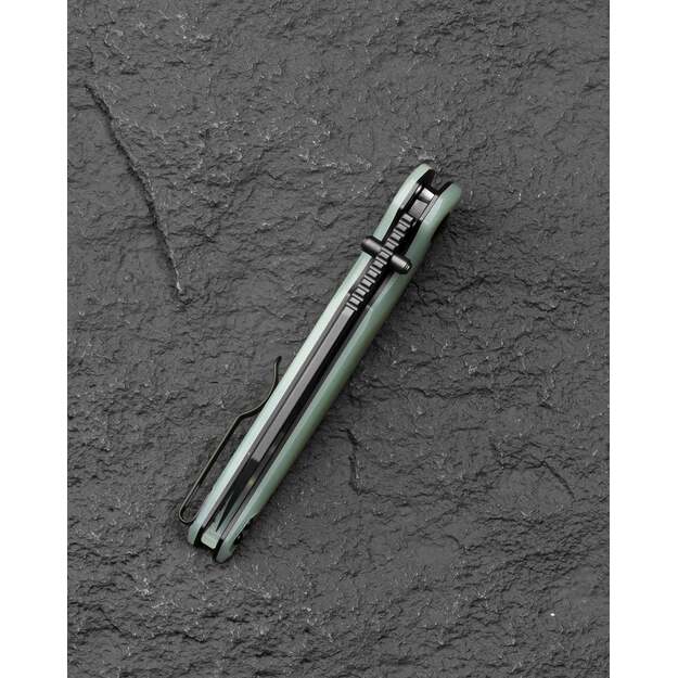 Нож Bestech Snakebird Прозрачный G10, Satin / Черный PVD 14C28N (BG58D)