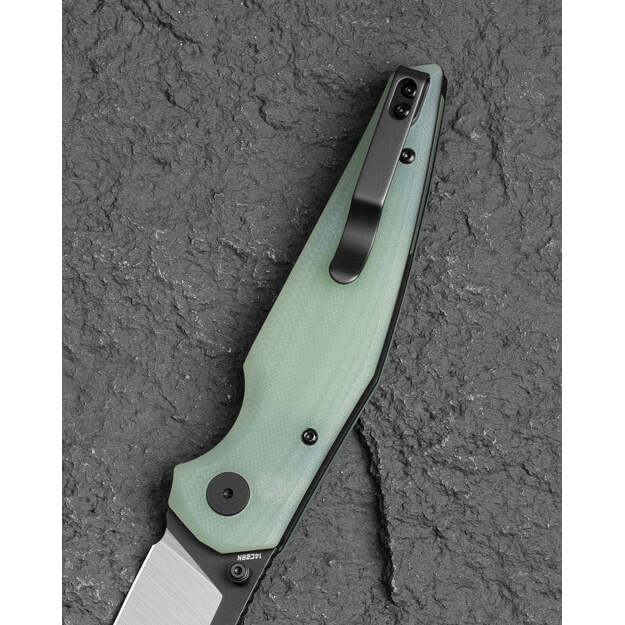 Нож Bestech Snakebird Прозрачный G10, Satin / Черный PVD 14C28N (BG58D)