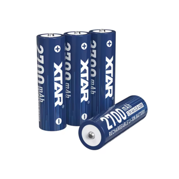 XTAR 1.5 V AA CLR 4300 lithium-ion batteries 2700 mAh &ndash; 4 pcs.