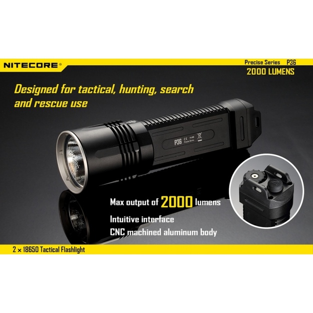 Nitecore P36 žibintuvėlis
