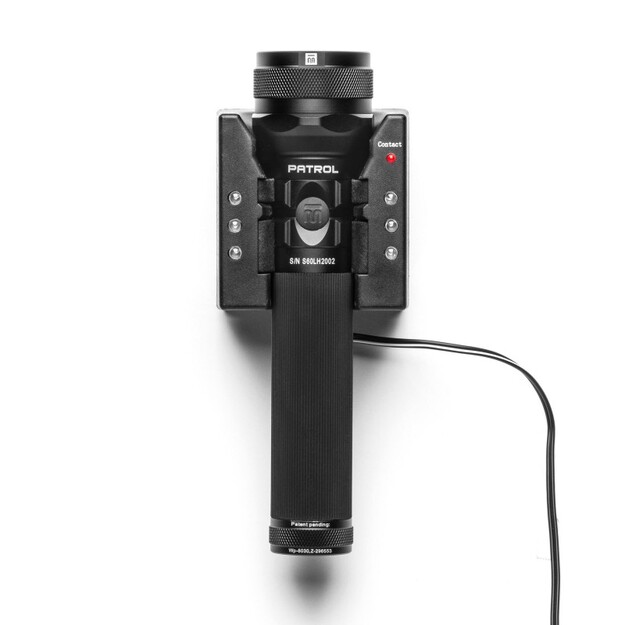 Uzlādējama 600lm IPX8 zibspuldze ar Patrol staciju