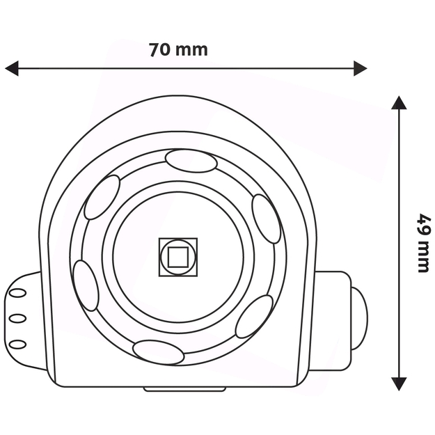 Galvas lukturītis 5W 4AA