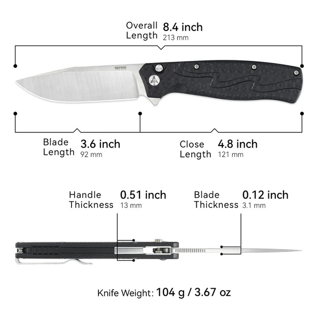 Складной нож SRM 221X-GB