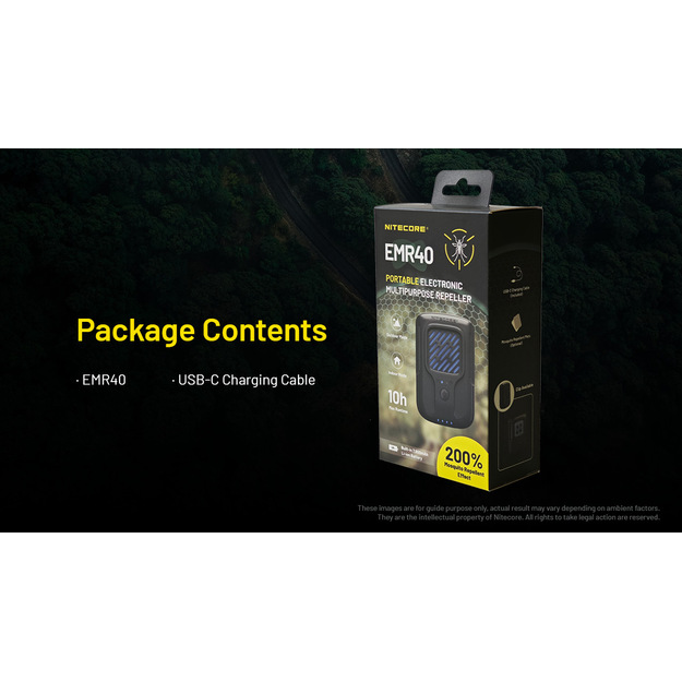 Nitecore EMR40 - Mosquito repellent with 7800 mAh battery