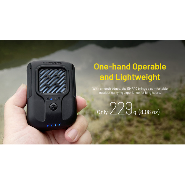 Nitecore EMR40 - Mosquito repellent with 7800 mAh battery