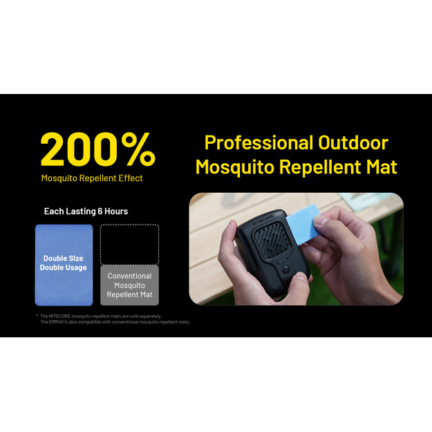 Nitecore EMR40 - Mosquito repellent with 7800 mAh battery