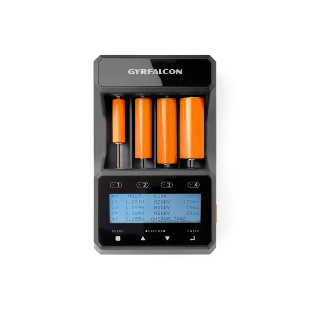 Gyrfalcon S8000 Profesionāls universālais lādētājs un analizators visu veidu akumulatoriem