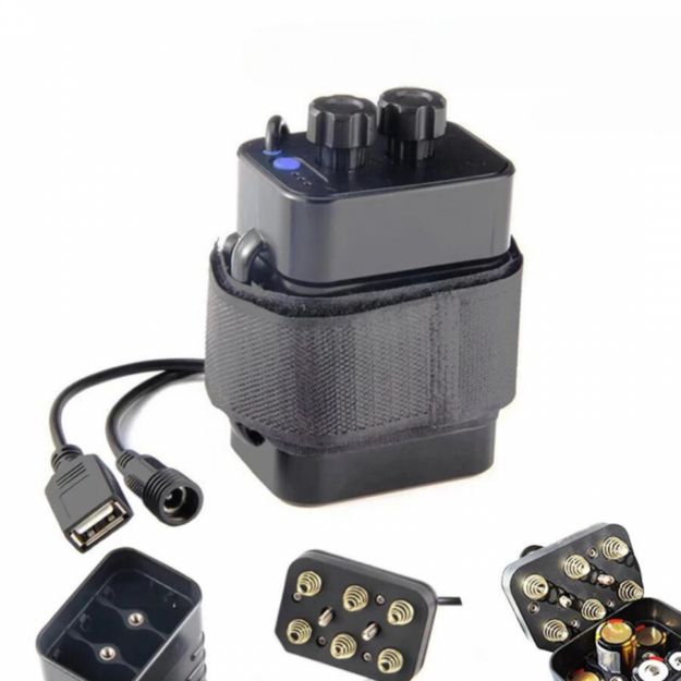 12V 6x18650 akumulatoru bloks