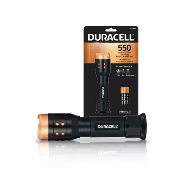 Duracell lukturītis DF550SA (+3AAA) IPX4 (550 lūmeni) B1