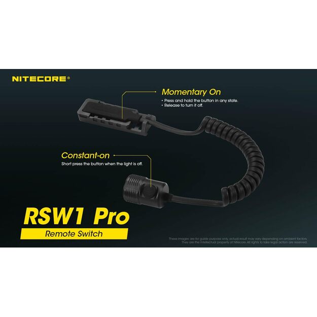 Nitecore RSW1 PRO (MH12 PRO, MH25 PRO) tālvadības pults