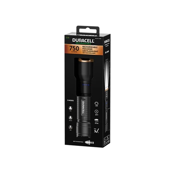 Duracell DF750R -750 lm 1x18650 lukturītis