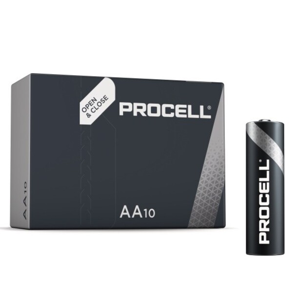 Duracell Procell LR6 AA elements, 10 gab.