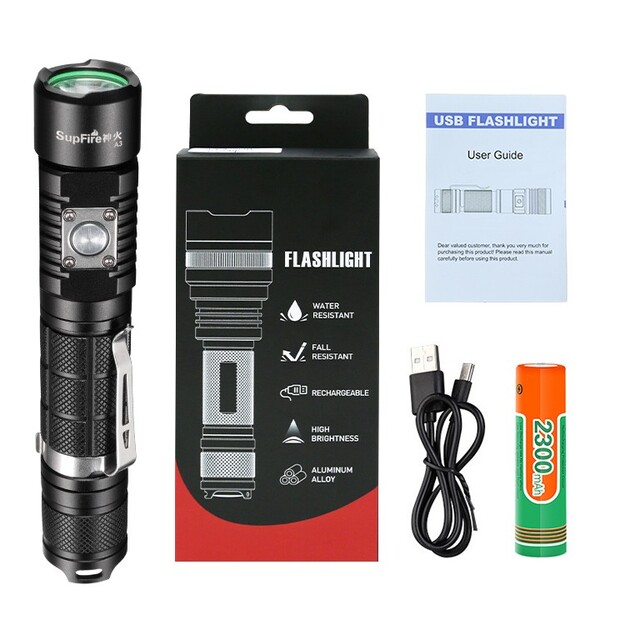 Supfire A3-S 1100lm flashlight