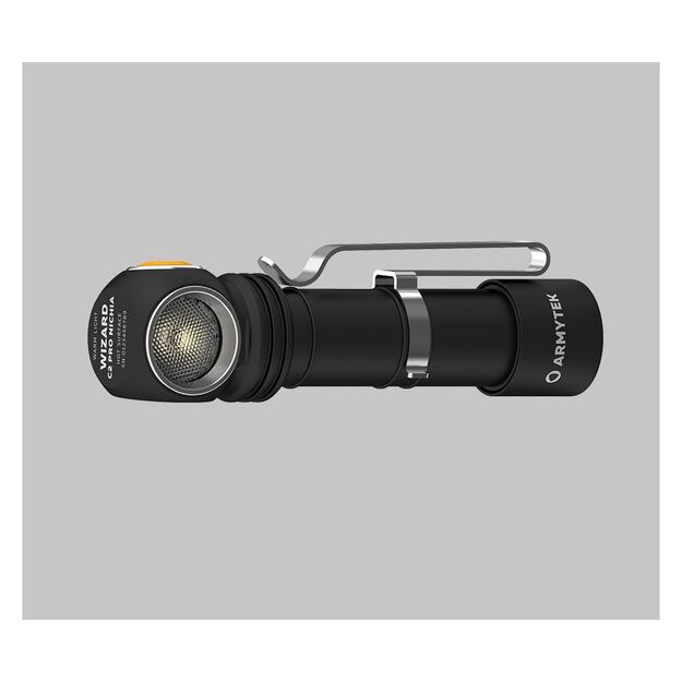 Armytek Wizard C2 Pro Nichia  flashlight, USB, Warm F06801W