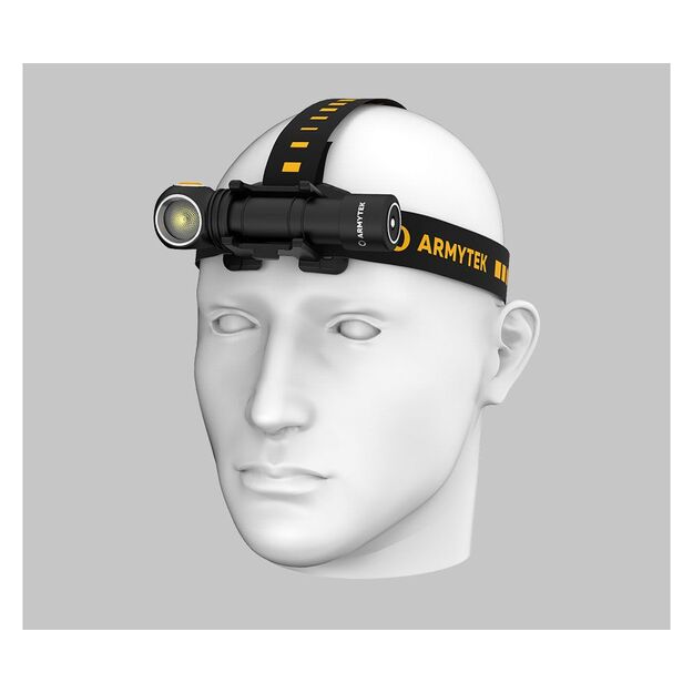 Armytek Wizard C2 Pro Nichia  flashlight, USB, Warm F06801W