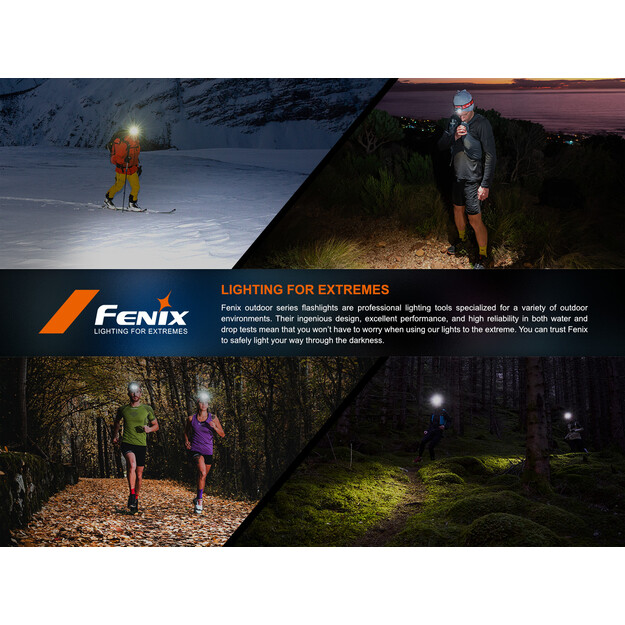 Fenix ​​​​HM53R flashlight Garnet