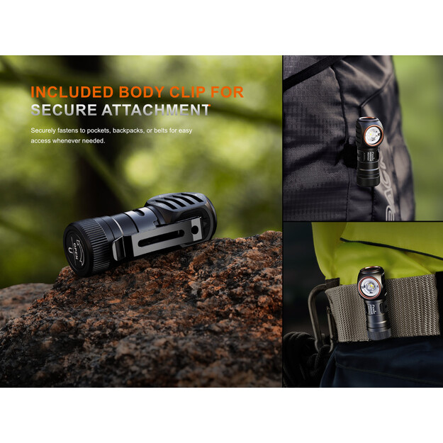 Fenix ​​​​HM53R flashlight Garnet