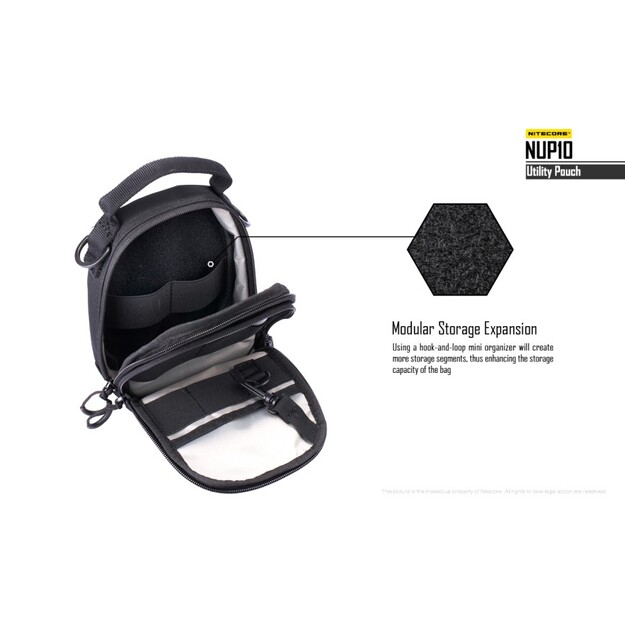Nitecore NUP10 Utility Tactical Pouch, Black