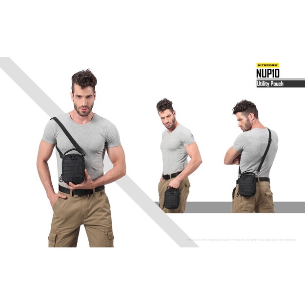 Nitecore NUP10 Utility Tactical Pouch, Black