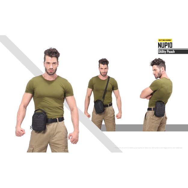 Nitecore NUP10 Utility Tactical Pouch, Black