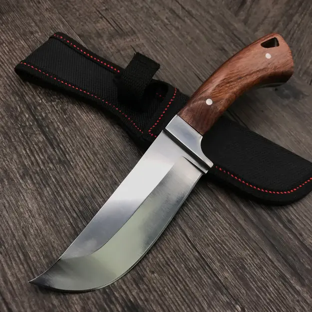 MOUNTAIN GHOST Fixed Blade Knife with Sheath, 24 cm