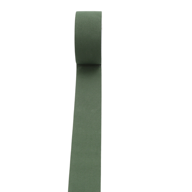 Olīvkrāsas / zaļa maskē&scaron;anās līmlente 5 cm x 10 m &ndash; kokvilna