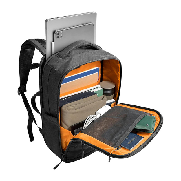 TOMTOC TechPack-T73 X-pac 15.6  /30L Laptop Backpack (Black)