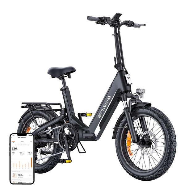 ENGWE L20 3.0 BOOST 250W 20  Electric Bike (Black)