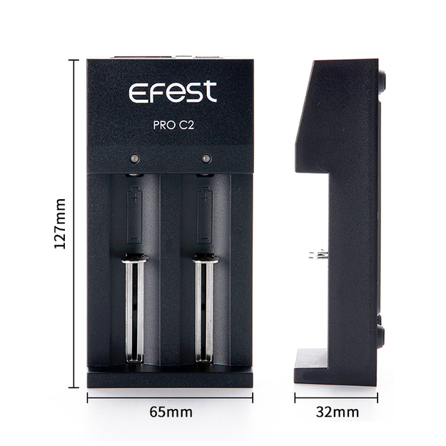 Akumulatora lādētājs Efest Pro C2