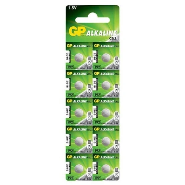 GP sārma baterijas 192 / AG3 / LR41 B10 (10 gab.)