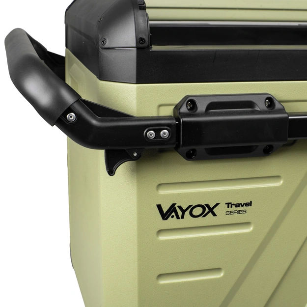 Travel fridge 37L DC 12/24V AC 220-240V, single-chamber, with wheels, Travel series VA-TW37, Vayox