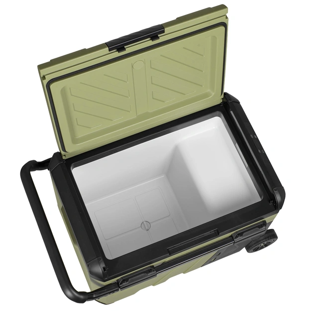 Travel fridge 37L DC 12/24V AC 220-240V, single-chamber, with wheels, Travel series VA-TW37, Vayox