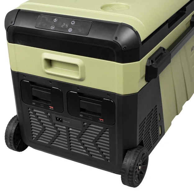 Travel fridge 37L DC 12/24V AC 220-240V, single-chamber, with wheels, Travel series VA-TW37, Vayox