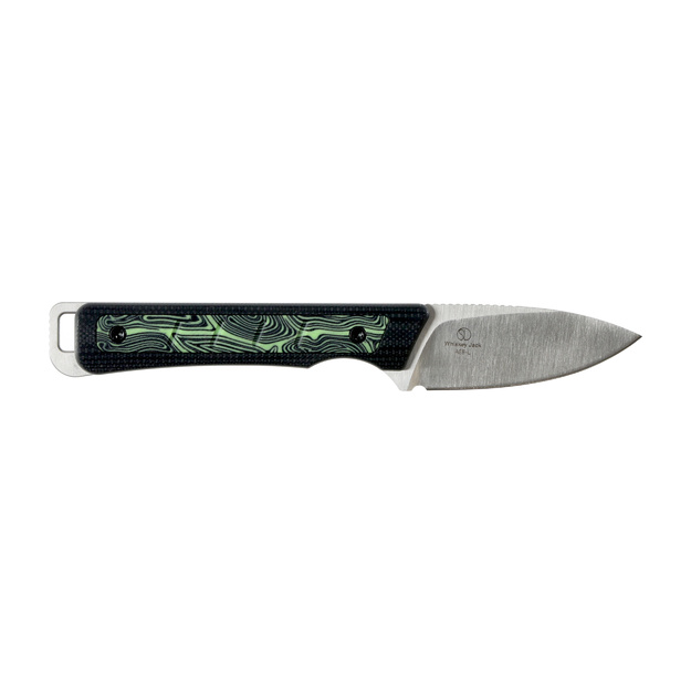 Kizer Whiskey Jack nazis Black/Damascus G10, Satin AEB-L, autors Jonathan Styles (1108A3)
