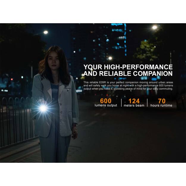 Fenix E09R flashlight