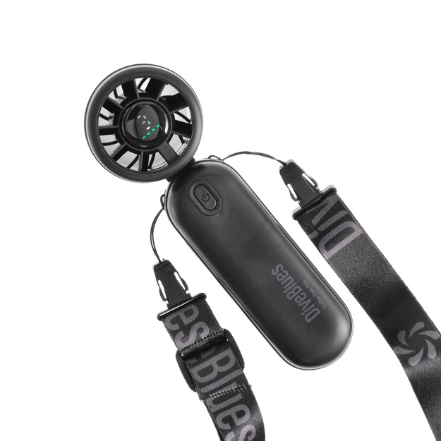 DiveBlues iTurbo Pārnēsājamais Ventilators D5042 Melns