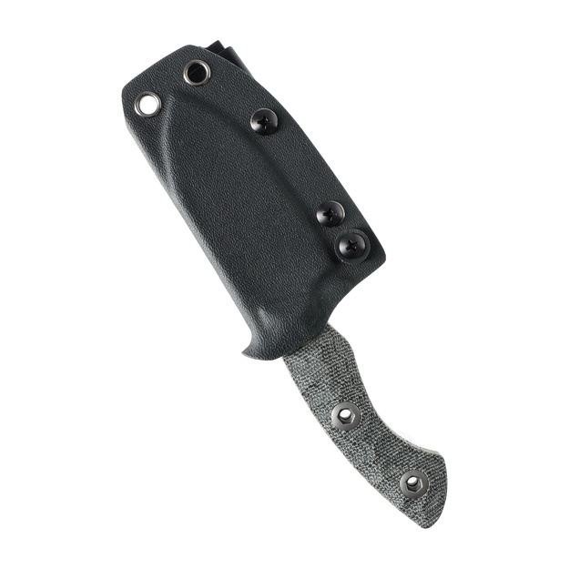 Kizer Rook Fixed Blade Knife 1090A2 Grey Micarta Laminated Steel