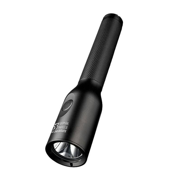 Superfire D6 Professional LED Flashlight, 220 lm, 210 m Range,