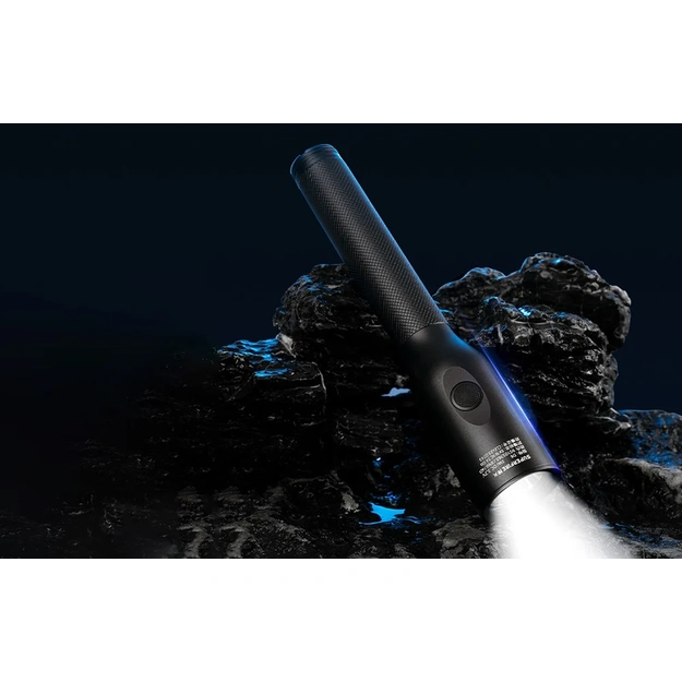 Superfire D6 Professional LED Flashlight, 220 lm, 210 m Range,